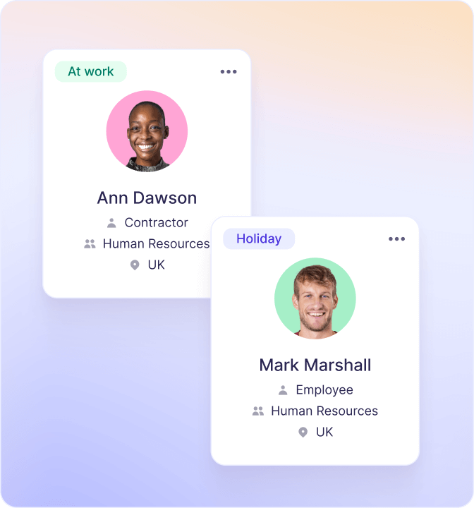 Custom user profiles