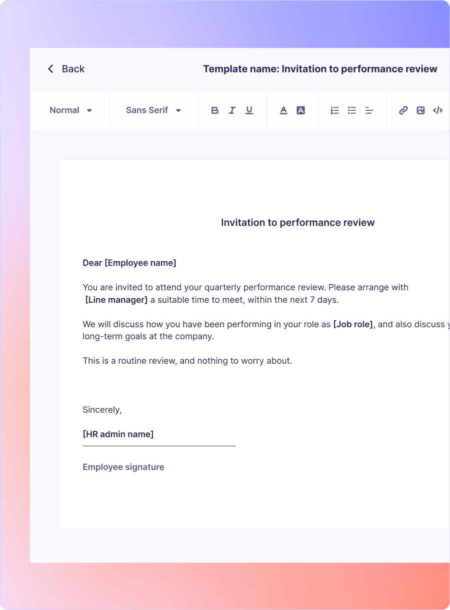 Contracts and policies