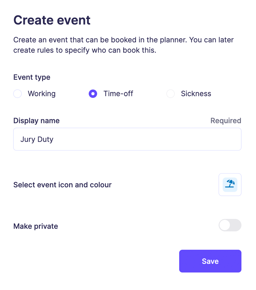 Unlimited custom events