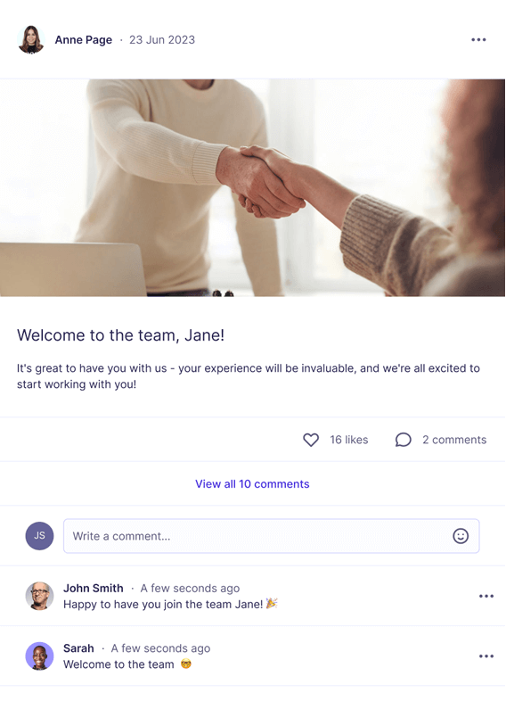 A better experience for new starters